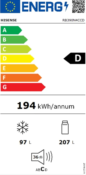 Etiqueta Energética do Produto