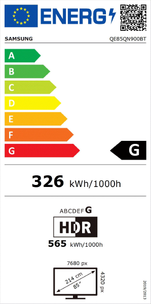 Etiqueta Energética do Produto
