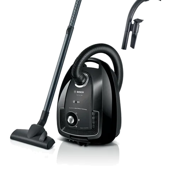 Aspirador com Saco Bosch BGB38BA1 Série 4 Preto