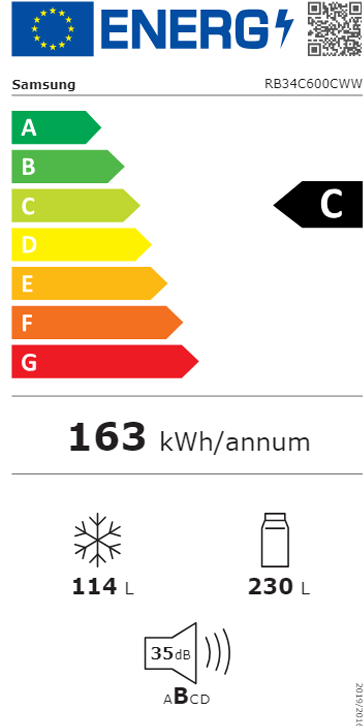 Etiqueta Energética do Produto