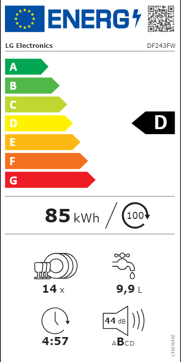 Etiqueta Energética do Produto