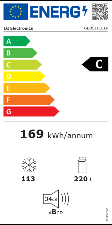 Etiqueta Energética do Produto