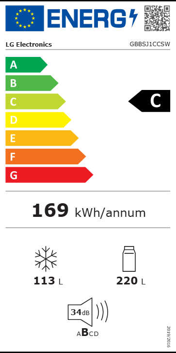 Etiqueta Energética do Produto