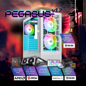 COMPUTADOR GAMING – AMD Ryzen 5 7600X / NVIDIA RTX 5060 TI 16GB / 32GB RAM / 1TB SSD – CHIP7 PEGASUS V17