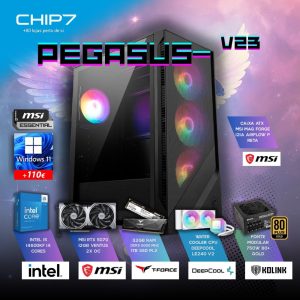 COMPUTADOR GAMING – Intel I5 14600KF / NVIDIA RTX 5070 12GB / 32GB RAM / 1TB SSD – CHIP7 PEGASUS V23