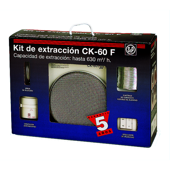 Kit extractor cozinha S&P - CK 60 F - 5211364400