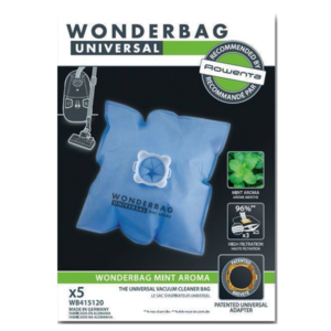 Conj. 5 wonderbags fresh line menta univ. ant. bact. Rowenta  – WB415120