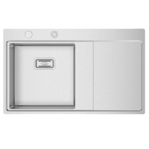 Lava louça esquerdo escovado Rodi – xeron 86 – L08X2MH1F243A2