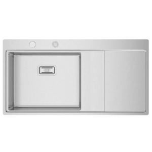 Lava louça esquerdo escovado Rodi – xeron 105 – L08X2ML1F243A2