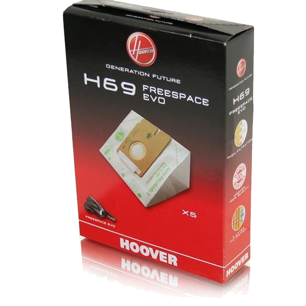 Embalagem sacos Hoover P/ freespace evo - H69