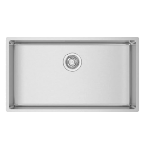 Cuba apl. inferior escovada Rodi – box lux 74 C/ válvula cesta – G07N1AM10623A0