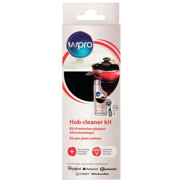 Kit limpeza P/ placas de indução e vitro wpro - KVC015