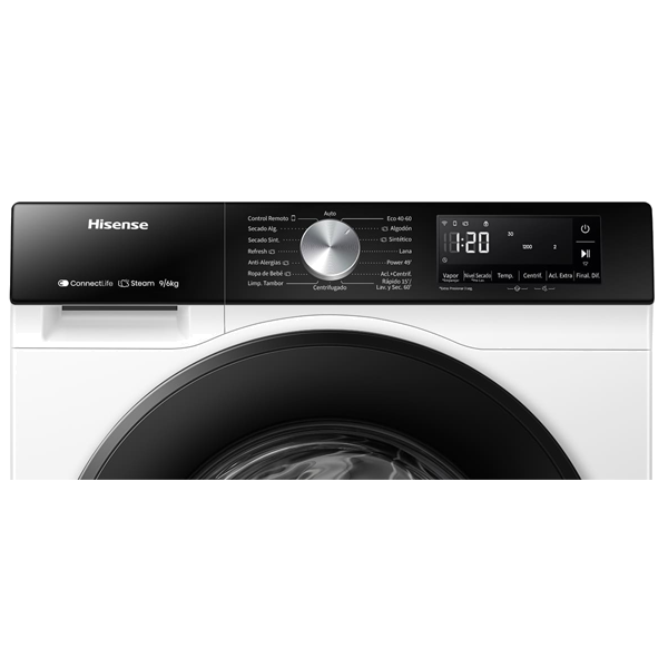 Máquina de lavar e secar roupa Hisense - WD3S8045BW3