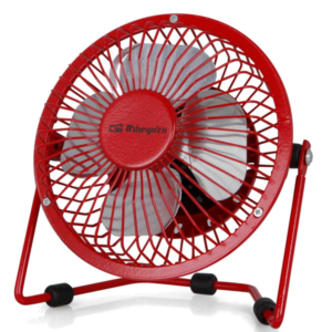 Ventoinha de mesa 10CM Orbegozo – PW 1027 – vermelha