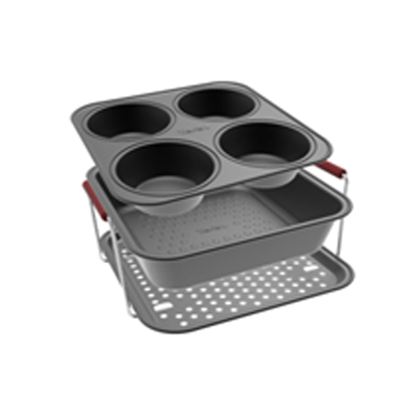 Set 3 peças Tefal dail easy P/ airfryer - J702S304