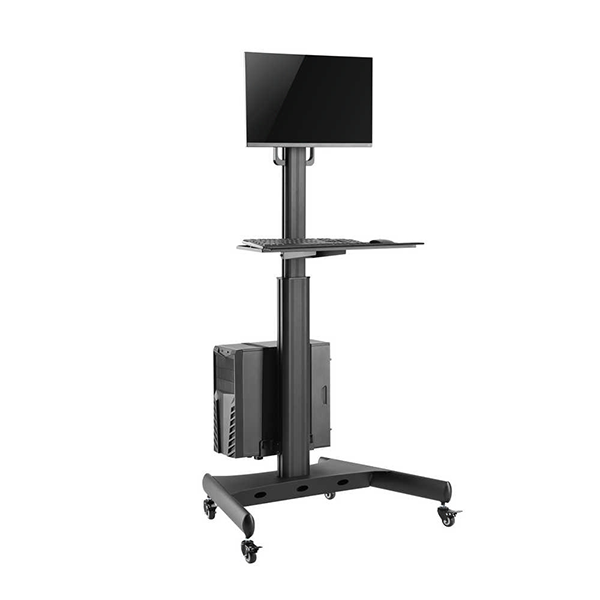 Posto de trabalho de chão carrinho P/ monitor 13-32" Napofix - SW9100B